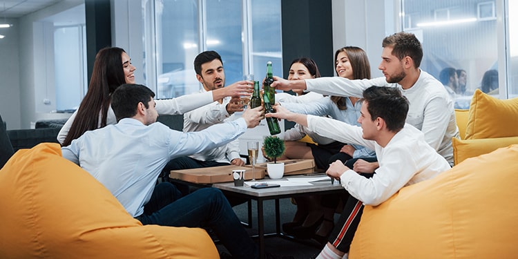 social networking in private office