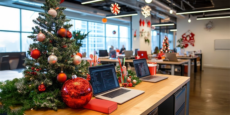 christmas ideas for private office