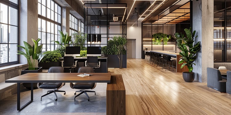 Choosing office space tour